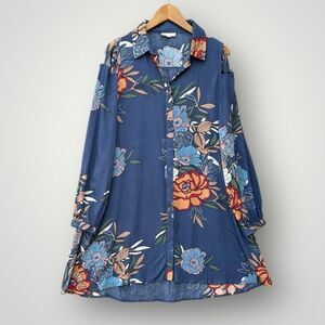 5 for $45 Oddy Floral Dress Shirt Women Size S